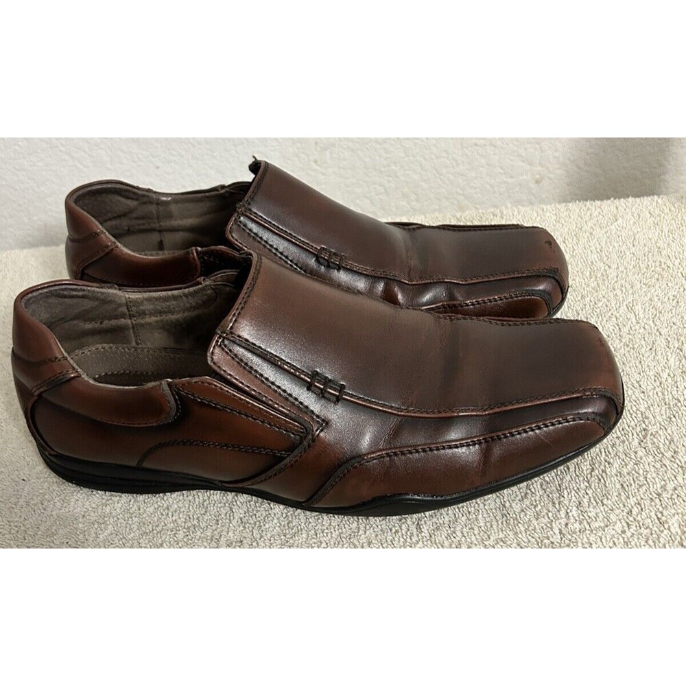 APT9 Men's Size 9 1/2 Medium Brown Loafers Shoes